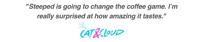 Cat & Cloud Coffee Quote